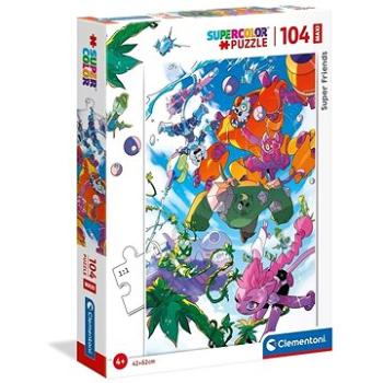 Clementoni Puzzle Super Friends! MAXI 104 dílků (8005125237548)