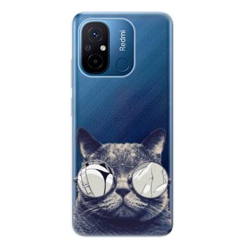 Odolné silikonové pouzdro iSaprio - Crazy Cat 01 - Xiaomi Redmi 12C