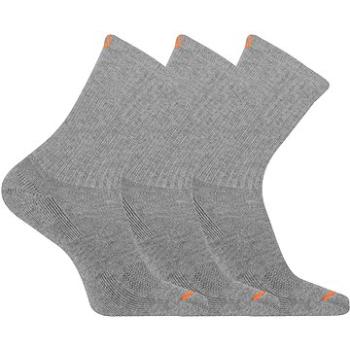 Merrell MEA33564C3B2 Cushioned Cotton Crew (3 packs) gray  (SPTmerr0120nad)