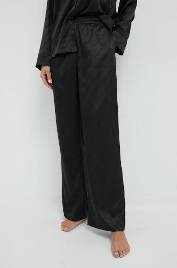 Pyžamové kalhoty Juicy Couture Paula dámské, černá barva