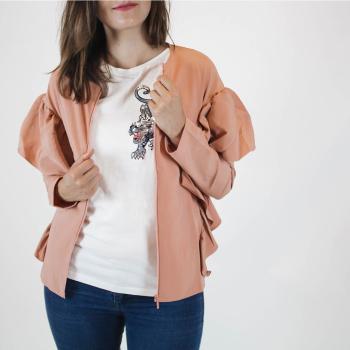 Růžová lehká bunda – Vifami – L