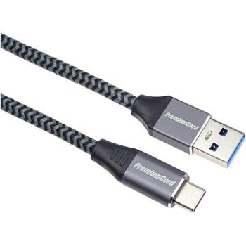 PremiumCord kabel USB-C - USB 3.0 A (USB 3.2 generation 1, 3A, 5Gbit/s) 1m (ku31cs1)
