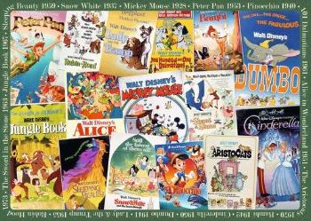 RAVENSBURGER Puzzle Disney plakáty 1000 dílků