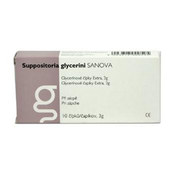 SANOVA Glycerínové čípky Extra 10x3 g