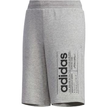 adidas YB BB SHORT Chlapecké kraťasy, šedá, velikost 128