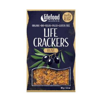 Life Crackers olivové 90 g BIO LIFEFOOD