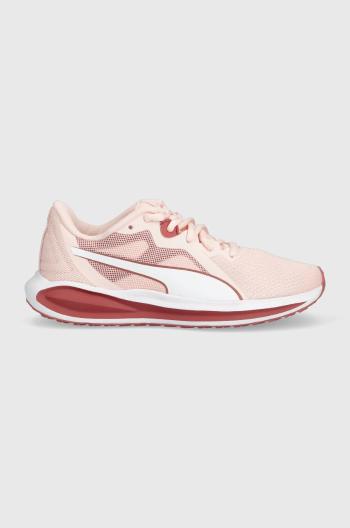 Dětské sneakers boty Puma Twitch Runner Jr růžová barva