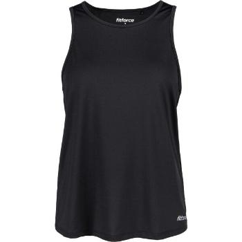 Fitforce NIGELLA Dámský fitness top, černá, velikost XL