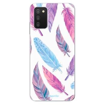 Odolné silikonové pouzdro iSaprio - Feather Pattern 10 - Samsung Galaxy A03s