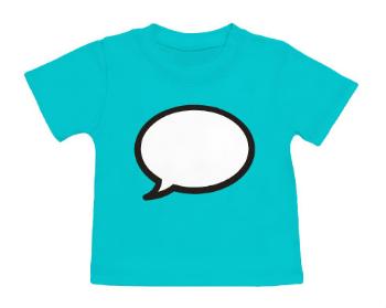 Tričko pro miminko Talk - bublina