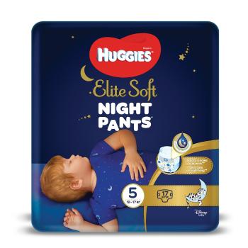 Huggies Elite Soft Pants night 5 12–17 kg 17 ks