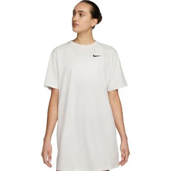 Nike NSW SWSH SS DRESS W Dámské šaty, bílá, velikost M