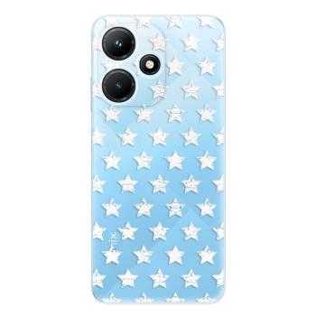 Odolné silikonové pouzdro iSaprio - Stars Pattern - white - Infinix Hot 30i