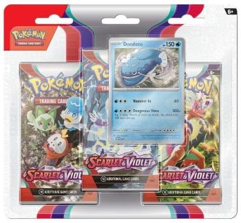 Pokémon TCG: SV01 - 3 Blister Booster Dondozo