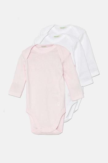 Bavlněné kojenecké body United Colors of Benetton 3-pack 3GI70B089