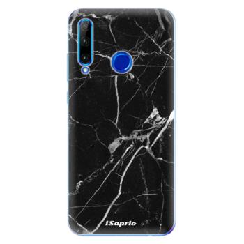 Odolné silikonové pouzdro iSaprio - Black Marble 18 - Huawei Honor 20 Lite