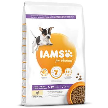 IAMS Dog Puppy Small & Medium Chicken 12 kg