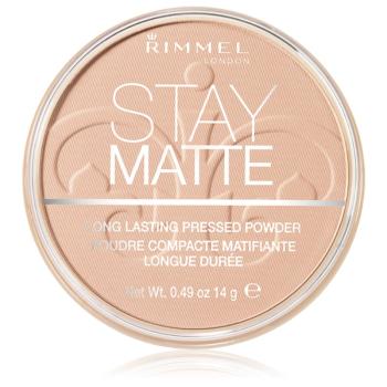 Rimmel Stay Matte pudr odstín 003 Peach Glow 14 g