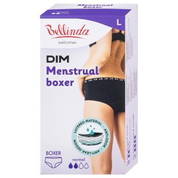 Bellinda Menstruační boxerky normal vel. L 1 ks černé