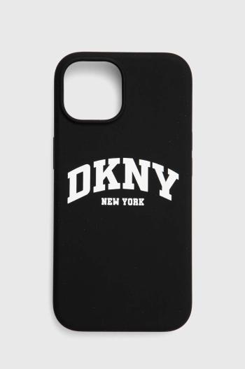 Obal na telefon Dkny iPhone 15 / 14 / 13 6.1" černá barva, DKHMP15SSNYACH