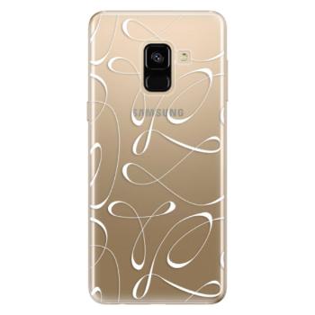 Odolné silikonové pouzdro iSaprio - Fancy - white - Samsung Galaxy A8 2018