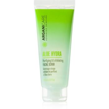 Arganicare Aloe Hydra Facial Scrub hydratační peeling na obličej 100 ml