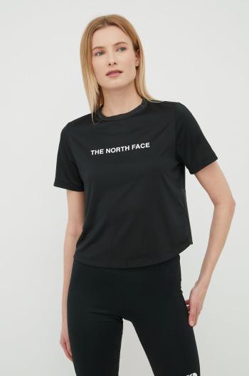 Sportovní triko The North Face Mountain Athletics černá barva