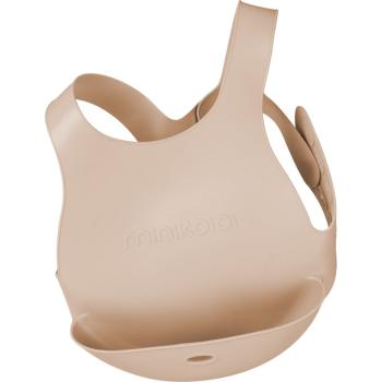 Minikoioi Bibs Bubble Beige bryndák 1 ks