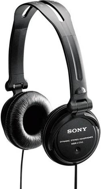 DJ sluchátka On Ear Sony MDR V150, černá