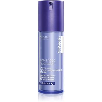 StriVectin Advanced Hydration Lactic Acid Nightly Retexturizing Serum noční sérum pro obnovu povrchu pleti 30 ml