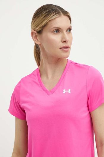 Tréninkové tričko Under Armour Tech růžová barva