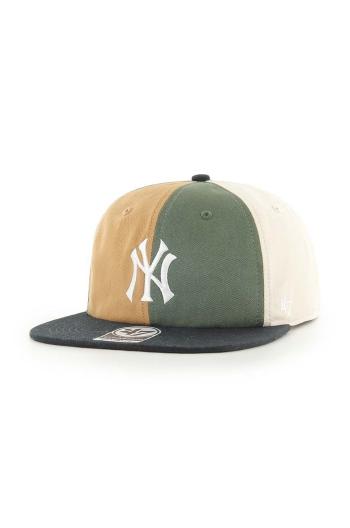 Čepice 47brand Mlb New York Yankees zelená barva, s aplikací