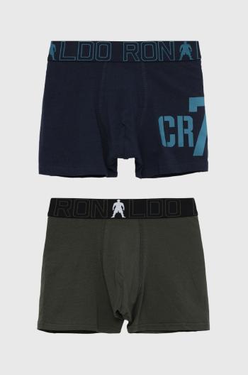 Dětské boxerky CR7 Cristiano Ronaldo 2-pack tmavomodrá barva
