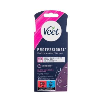 Veet Professional Wax Strips Face Normal Skin 20 ks depilační přípravek pro ženy na normální pleť