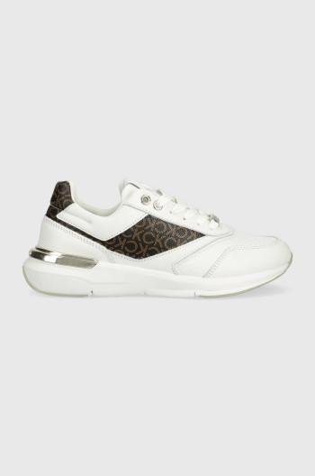 Sneakers boty Calvin Klein FLEXI RUNNER - MONO bílá barva, HW0HW01437