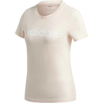 adidas E LIN SLIM T Dámské triko, béžová, velikost XS