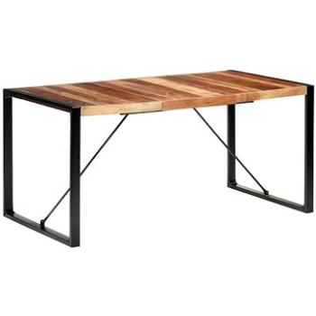 Jídelní stůl 160x80x75 cm masivní dřevo sheeshamový povrch (321541)