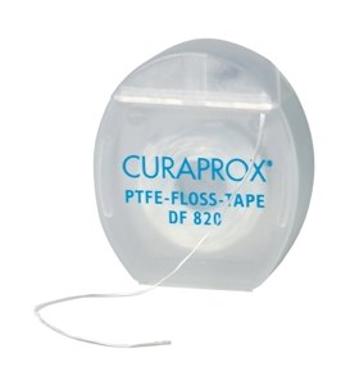 Curaprox DF 820 Tape zubní páska s chlorhexidinem 35 m