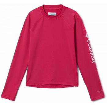 Columbia SANDY SHORES LONG SLEEVE SUNGUARD Dětské triko, červená, velikost XXS