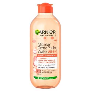 Garnier Skin Naturals Micellar Gentle Peeling Water 400 ml micelární voda unisex na citlivou a podrážděnou pleť