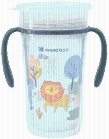 KikkaBoo Hrnek trénovací 360° 300ml 12m+ Lion