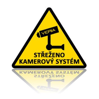 Samolepka - Střeženo kamerový systém