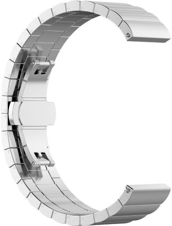 4wrist Ocelový tah s motýlovou sponou 20 mm - Silver