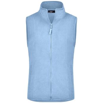 James & Nicholson Dámská fleecová vesta JN048 - Světle modrá | XL