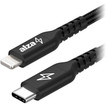 AlzaPower AluCore USB-C to Lightning MFi 0.5m černý (APW-CBMFI94005B)
