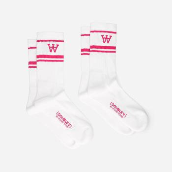 Wood Wood Con Socks 2-pack 10239005-9517 BEETROOT