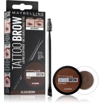 Maybelline Tattoo Brow gelová pomáda na obočí odstín 04 Ash Brown