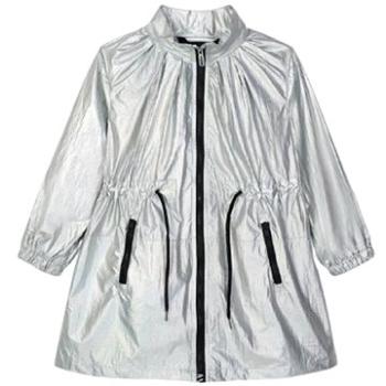 MAYORAL dívčí metalický kabátek, stříbrná - 122 cm (335576)