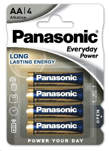 PANASONIC Alkalické baterie Everyday Power LR6EPS/4BP AA 1, 5V (Blistr 4ks)