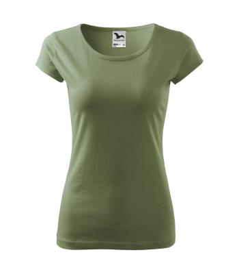 MALFINI Dámské tričko Pure - Khaki | XL